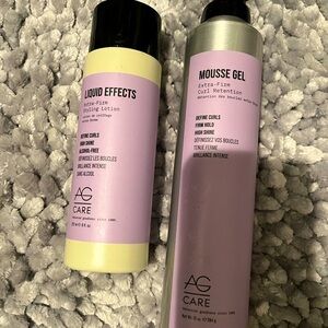 AG Haircare Mousse gel and liquid effects styling lotion - new
